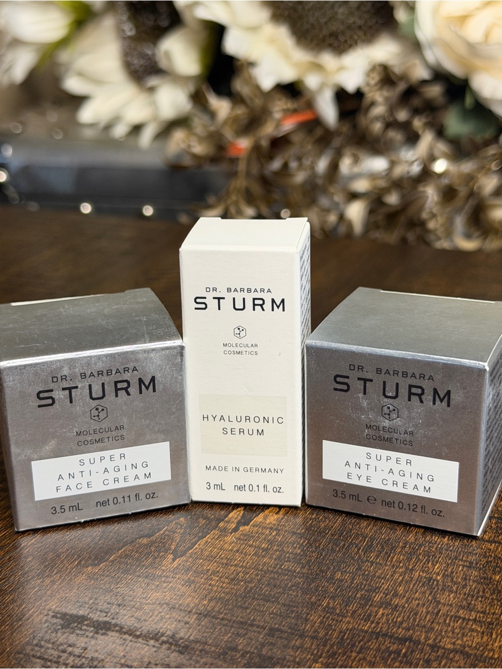 Dr. Barbara Sturm Hyaluronic Serum & Anti-Aging Creams Mini Set — NEW